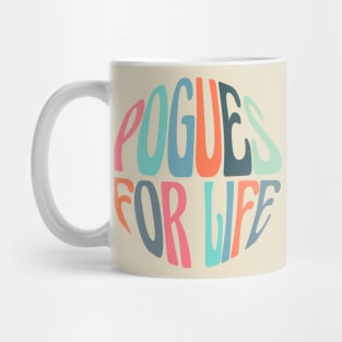 (obx) pogues for life groovy retro LIGHT Mug